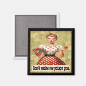 Lass mich nicht deinen Magneten vergiften Magnet (Vorderseite/Rückseite)