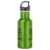 Lass mich nicht meine Alto-Klarinette bekommen Edelstahlflasche (Vorderseite)