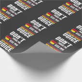 Lass mich nicht meine deutsche Stimme benutzen Geschenkpapier (Ecke)