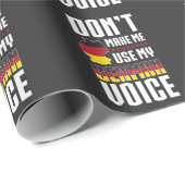 Lass mich nicht meine deutsche Stimme benutzen Geschenkpapier (Rolleneckpunkt)