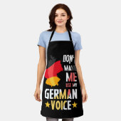 Lass mich nicht meine deutsche Stimme Deutsch verw Schürze (Getragen)