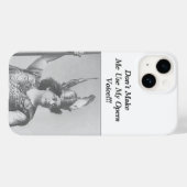 Lass mich nicht meine Opernstimme benutzen Case-Mate iPhone Hülle (Rückseite (Horizontal))