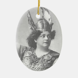 Lass mich nicht meine Opernstimme benutzen Keramik Ornament