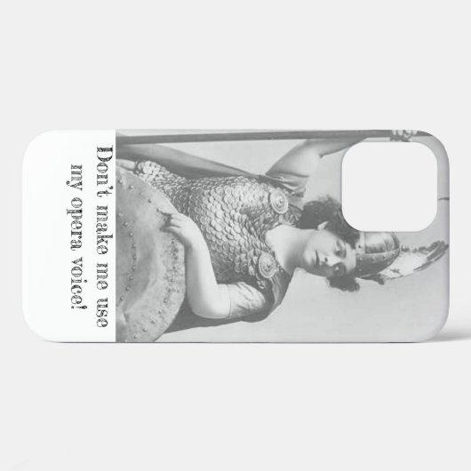 Lass mich nicht meine Opernstimme, Case-Mate Samsu Case-Mate iPhone Hülle (Rückseite (Horizontal))