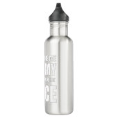 Lass mich nicht meine Stimme des Industriedesigner Edelstahlflasche (Rechts)