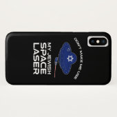 Lass mich nicht meinen jüdischen Raumlaserapparat Case-Mate iPhone Hülle (Rückseite (Horizontal))