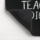 Lass mich nicht meinen Teacher Voice Fun benutzen Mousepad (Ecke)
