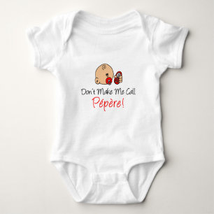 Lass mich Pepere nicht anrufen Baby Strampler