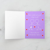 Lass mich schreien! feiertagskarte (Innenseite)