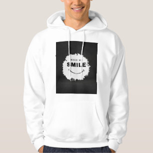 "Lass mich schwarz und weiß lächeln   Trendy Mi Hoodie