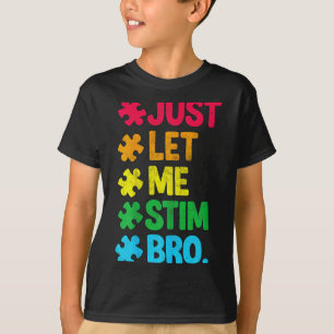 Lass mich stimmen Bruder süße Autismus-Bewusstsein T-Shirt