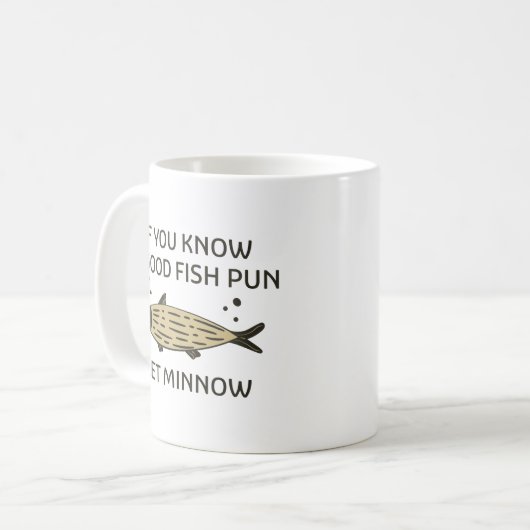 Lass Minnow Kaffeetasse (Vorderseite Links)