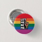 Lass mir Abzeichen zu sein für Stimulation Button (Vorne & Hinten)