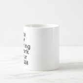 Lass mir alles fallen lassen und an deinem Problem Kaffeetasse (Mittel)