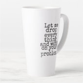 Lass mir alles fallen lassen und an deinem Problem Milchtasse (Rechte Ecke)