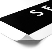 Lass mir, das Gespräch zu machen! schweigen Poster (Ecke)