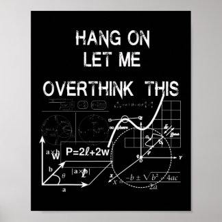 lass mir, das wieder zu Mathematik zu überdenken Poster