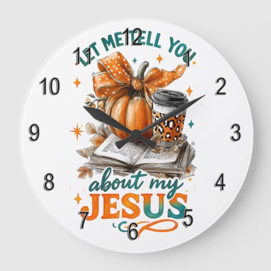 Lass mir, dass ich es dir sage... große wanduhr (Vorderseite)