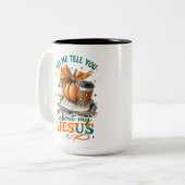 Lass mir, dass ich es dir sage... zweifarbige tasse (Vorderseite Links)