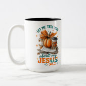 Lass mir, dass ich es dir sage... zweifarbige tasse (Links)