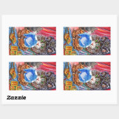 Lass mir, dein Glück zu erzählen Rechteckiger Aufkleber (Blatt)