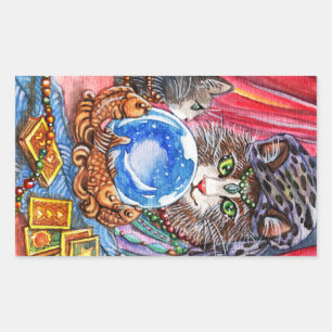 Lass mir, dein Glück zu erzählen Rechteckiger Aufkleber