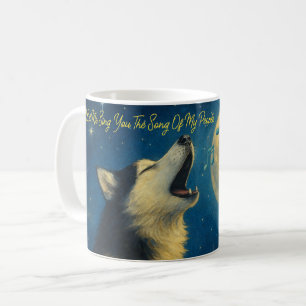 Lass mir, dich das Lied meines Volkes Husky zu sin Kaffeetasse