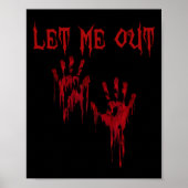 Lass mir die Hände gruselig Beängstigendes Hallowe Poster (Vorne)