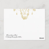 Lass mir, dir ein Geheimnis zu verraten Postkarte (Rückseite)