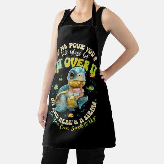 Lass mir, dir ein großes Glas Wasser zu geben Turt Schürze (InSitu)
