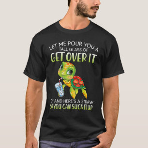 Lass mir, dir ein großes Glas zu geben, damit du ü T-Shirt