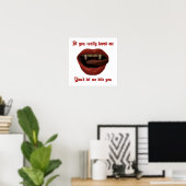 Lass mir, dir ein Poster zu beißen (Heimbüro)