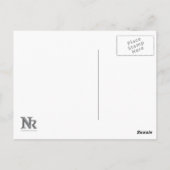 Lass mir, dir zu folgen postkarte (Rückseite)