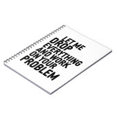 Lass mir Drop alles Notizblock (Linke Seite)