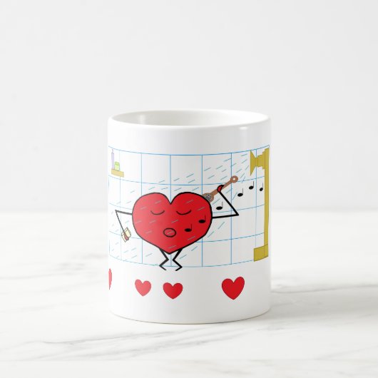 Lass mir Dusche mit Liebe: Kaffeetasse (Mittel)