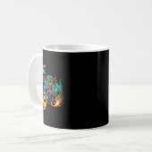 Lass mir einfach Stim Bro Dinosaurier Monster Truc Kaffeetasse (Vorderseite Links)