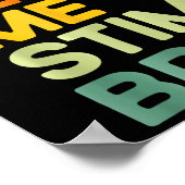 Lass mir einfach Stim Bro Funny Autismus Bewusstse Poster (Ecke)