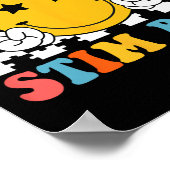 Lass mir einfach Stim Bro Kids Funny Autism Awaren Poster (Ecke)