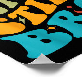 Lass mir einfach Stim Bro Kids Funny Autism Awaren Poster (Ecke)