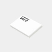 Lass mir erklären post-it klebezettel (angewinkelt)