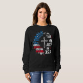 Lass mir erzähle von meinem Christlichen Jesus Cro Sweatshirt (Vorne ganz)