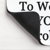 Lass mir fallen lassen mousepad (Ecke)