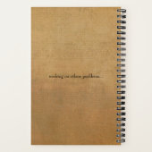 Lass mir fallen zu lassen, was ich tue notizblock (Rückseite)