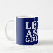 Lass mir Frag, meiner Freundin Happy Valentine Day Kaffeetasse (Links)