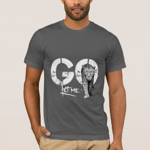 Lass mir GO Leopard grau T-Shirt