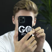 Lass mir GO Leopard schwarz iPhone Hülle