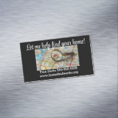 "Lass mir Hilfe..." Realtor Business Card Magnet (Beispiel)