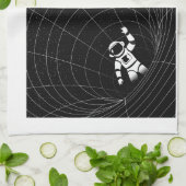 Lass mir in meinem eigenen Raum zu schweben Geschirrtuch (Gefaltet)