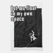 Lass mir in meinem eigenen Raum zu schweben Geschirrtuch (Vertikal)