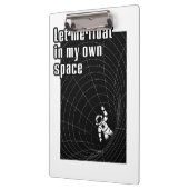 Lass mir in meinem eigenen Raum zu schweben Klemmbrett (Links)